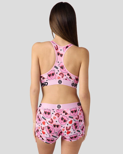 PSD Popular | Care Bears - Love Bear - Sports Bra