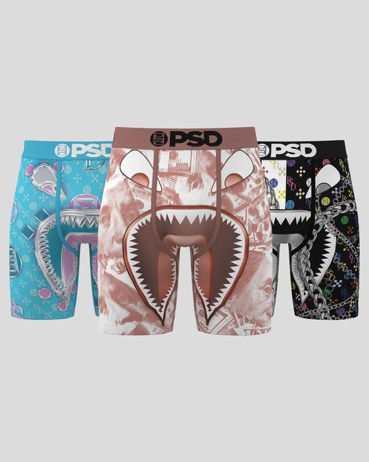 PSD New | 3 Pack - Warface Chrome - Standard Length