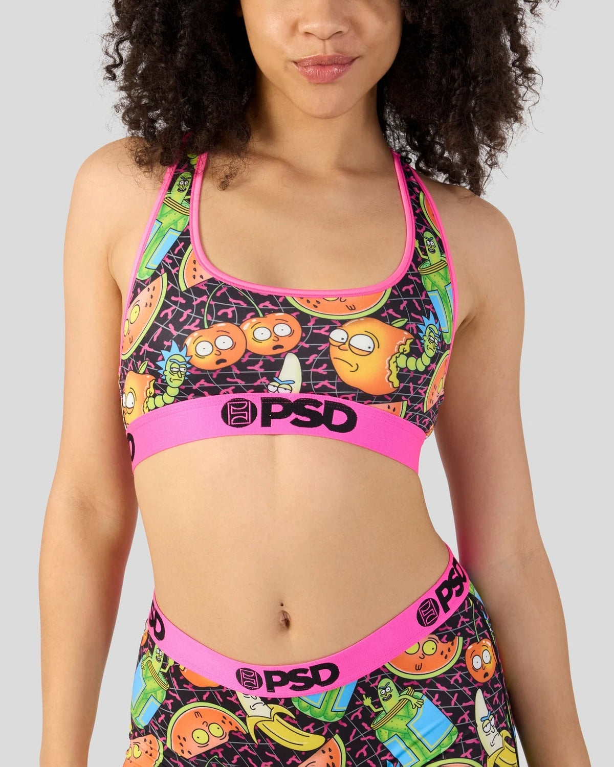 PSD Essential | Rick and Morty - Fruity - Sports Bra