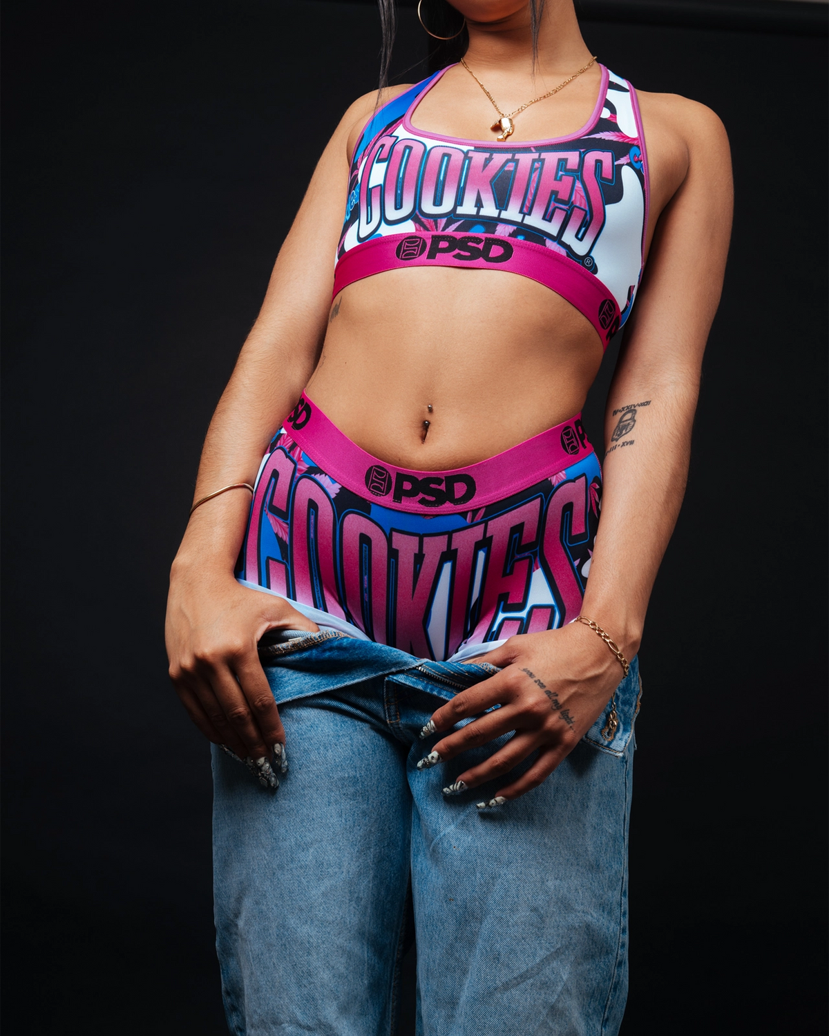 PSD Best Price | Cookies - Camo Pop - Sports Bra