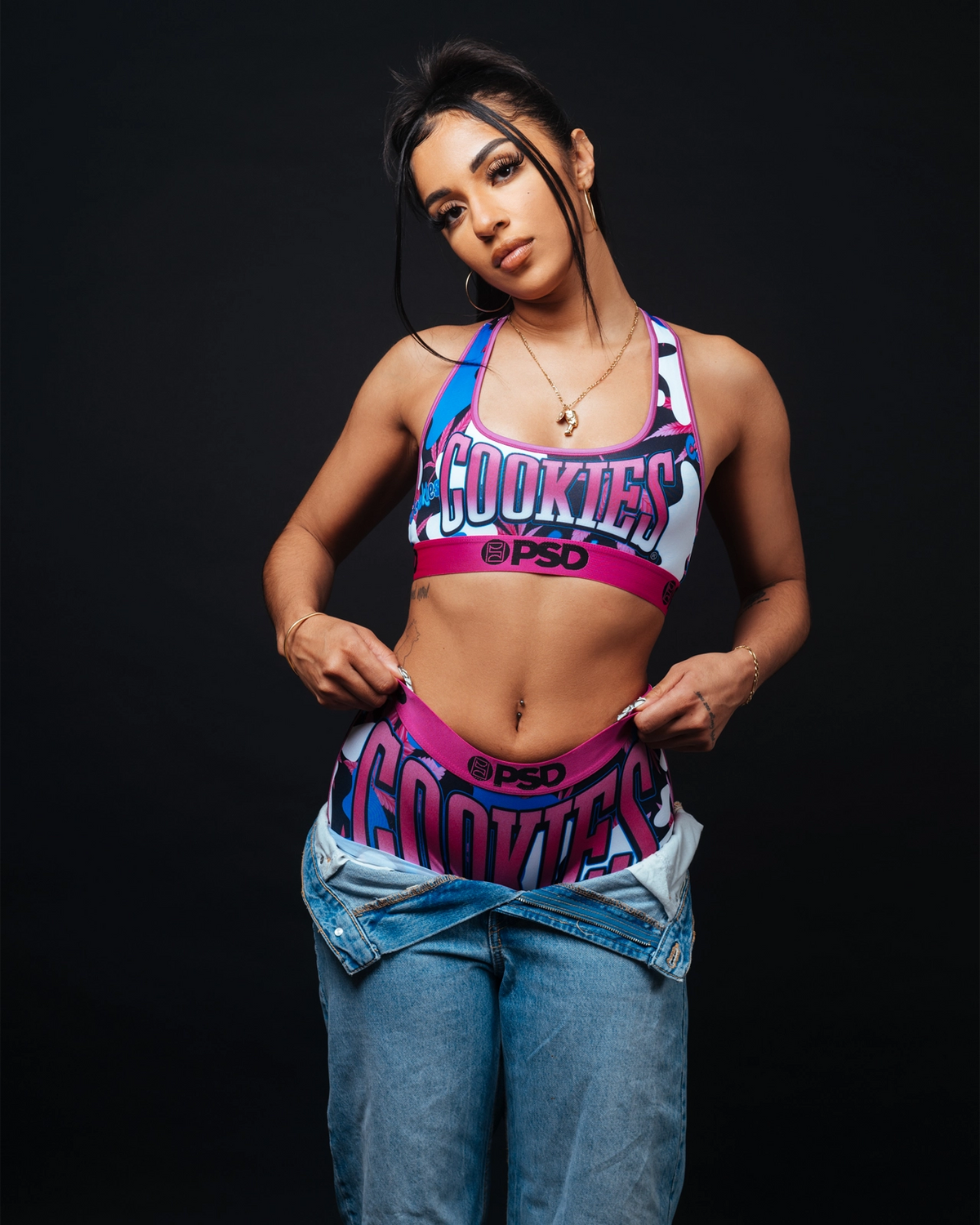 PSD Best Price | Cookies - Camo Pop - Sports Bra