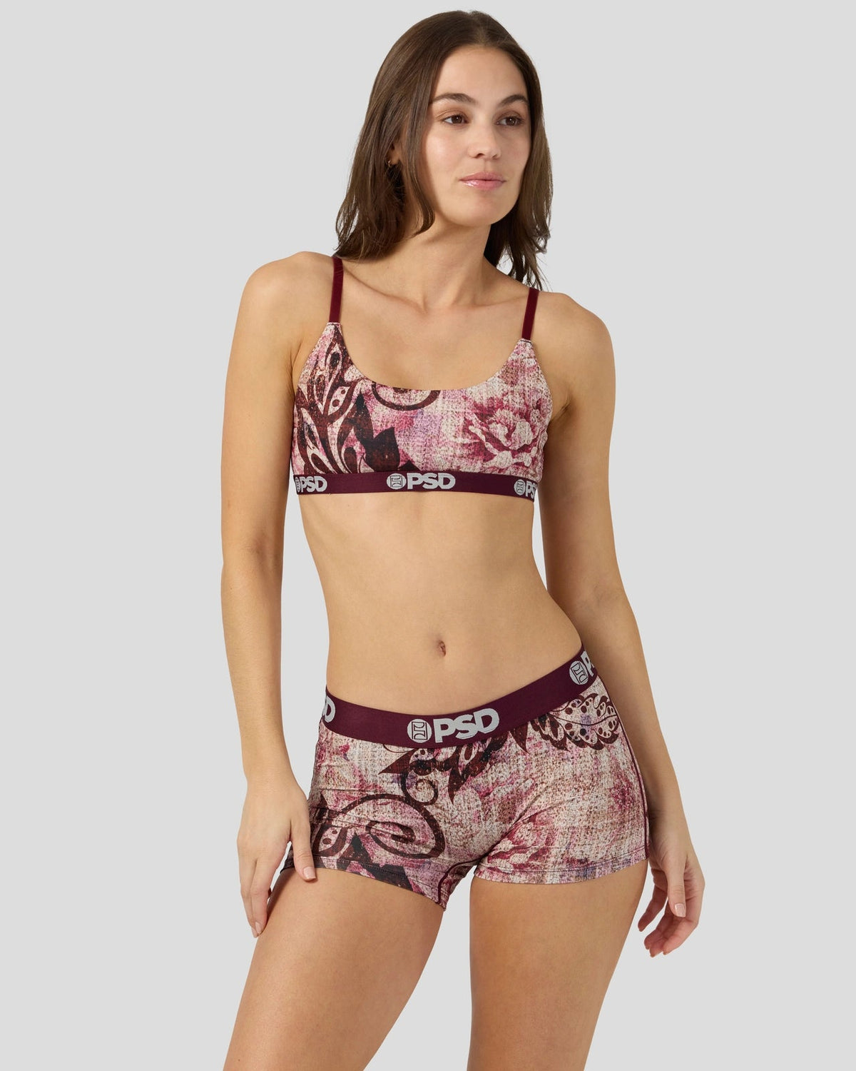 PSD New | Jacquard Bloom - Scoop Bralette
