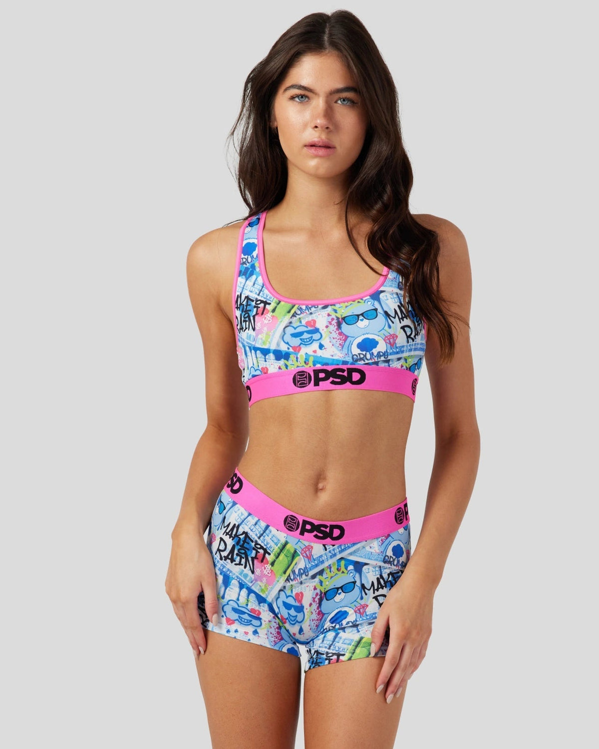 PSD Customer Favorite | Care Bears - Make It Rain - Sports Bra