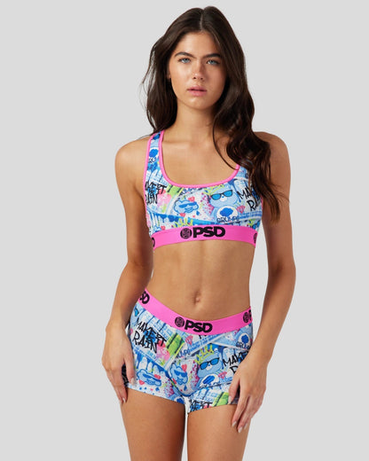 PSD Customer Favorite | Care Bears - Make It Rain - Sports Bra