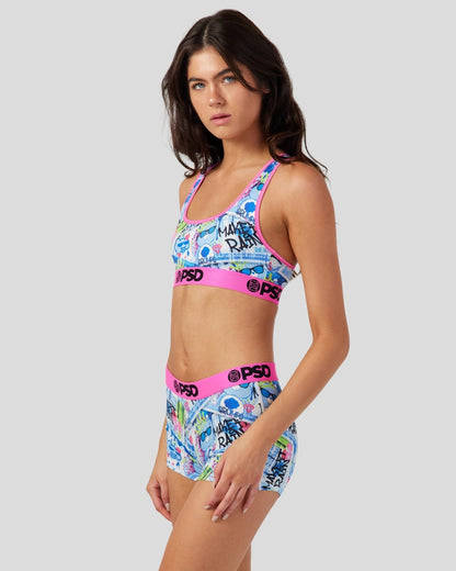 PSD Customer Favorite | Care Bears - Make It Rain - Sports Bra