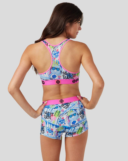 PSD Customer Favorite | Care Bears - Make It Rain - Sports Bra