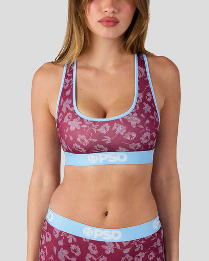 PSD Classic | Halftone Bloom - Sports Bra