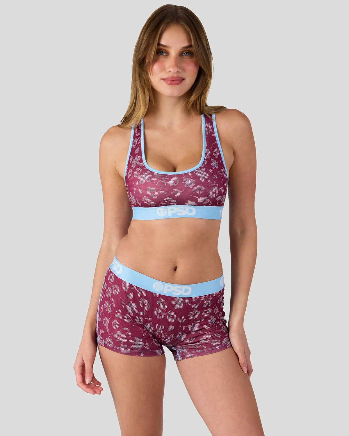 PSD Classic | Halftone Bloom - Sports Bra