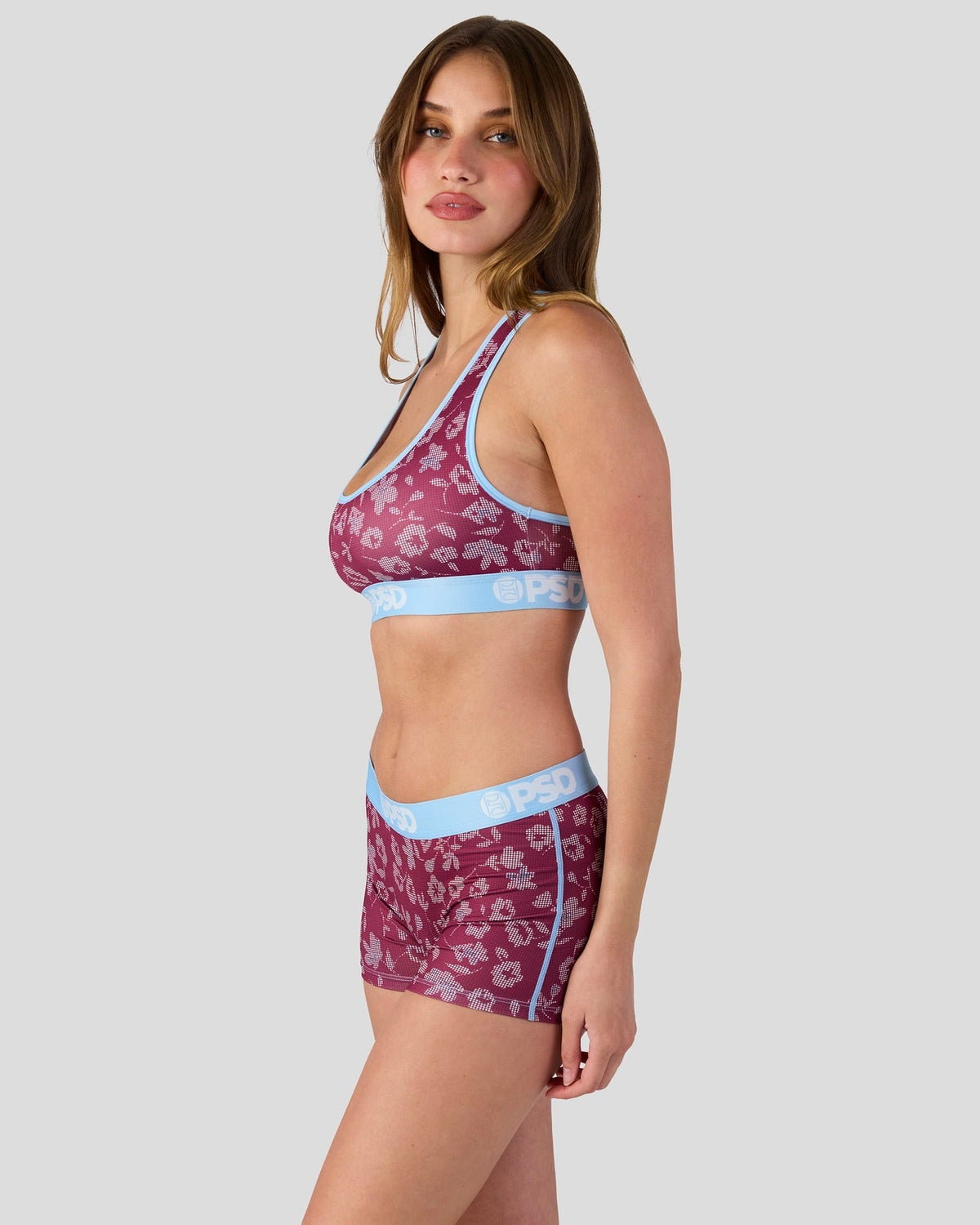 PSD Classic | Halftone Bloom - Sports Bra