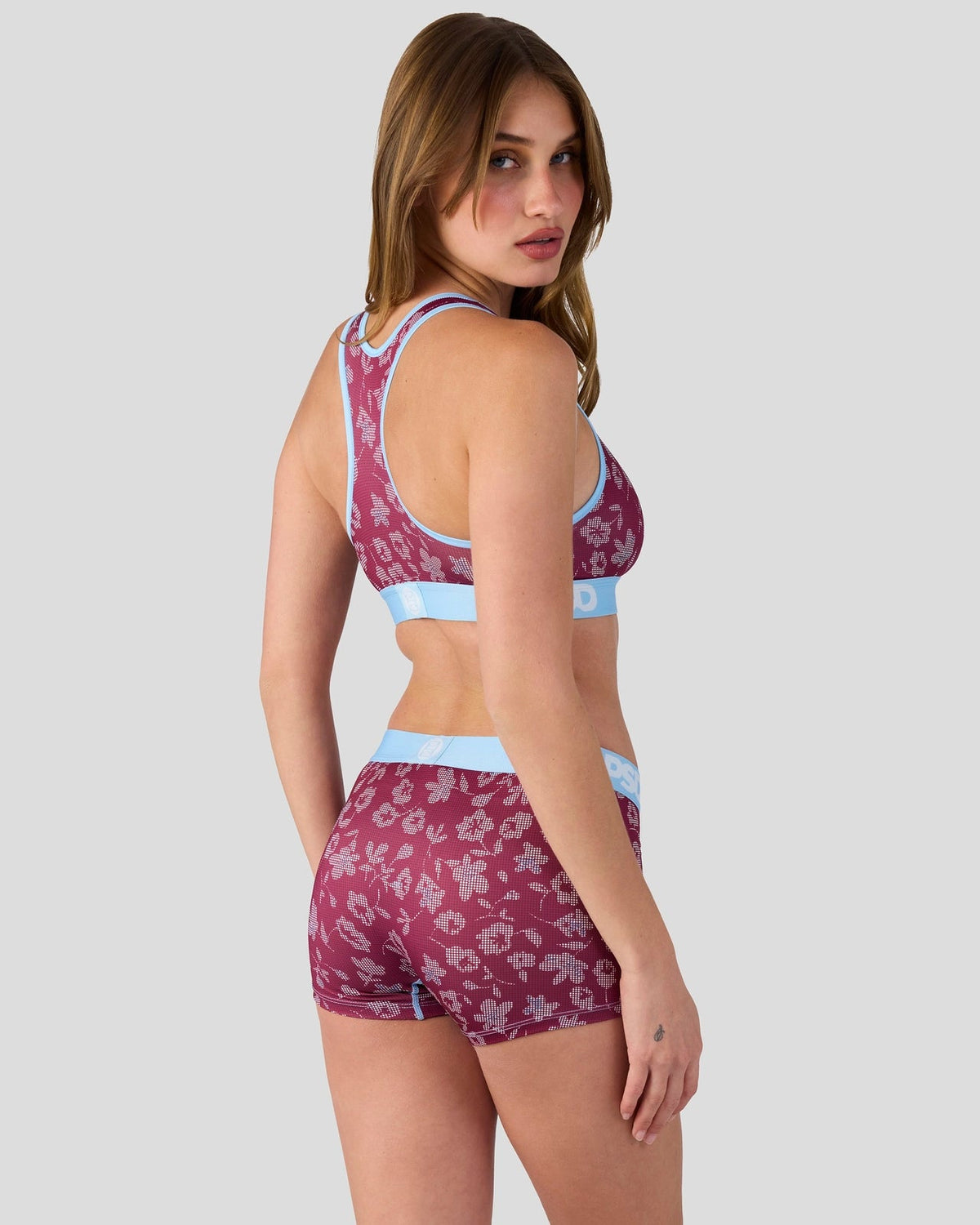 PSD Classic | Halftone Bloom - Sports Bra