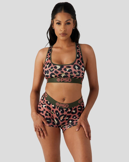 PSD Discount | Cheetah Dye - Sports Bra