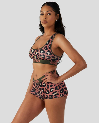PSD Discount | Cheetah Dye - Sports Bra