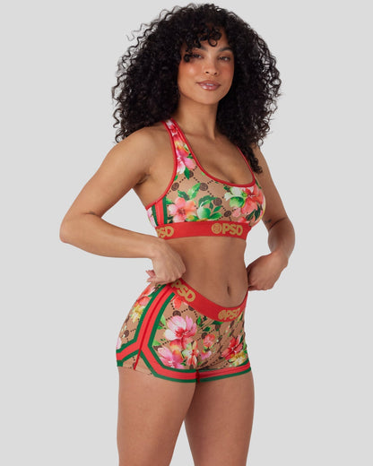 PSD Hot Sale | Lavish Floral - Sports Bra