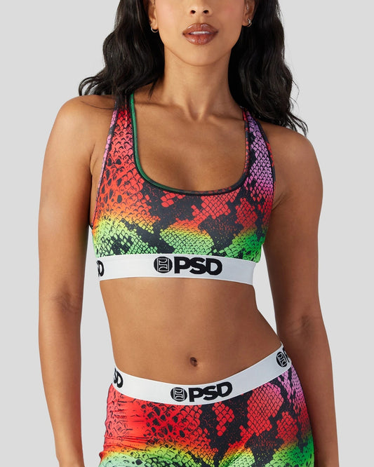 PSD Sale | Infrared Snake - Sports Bra