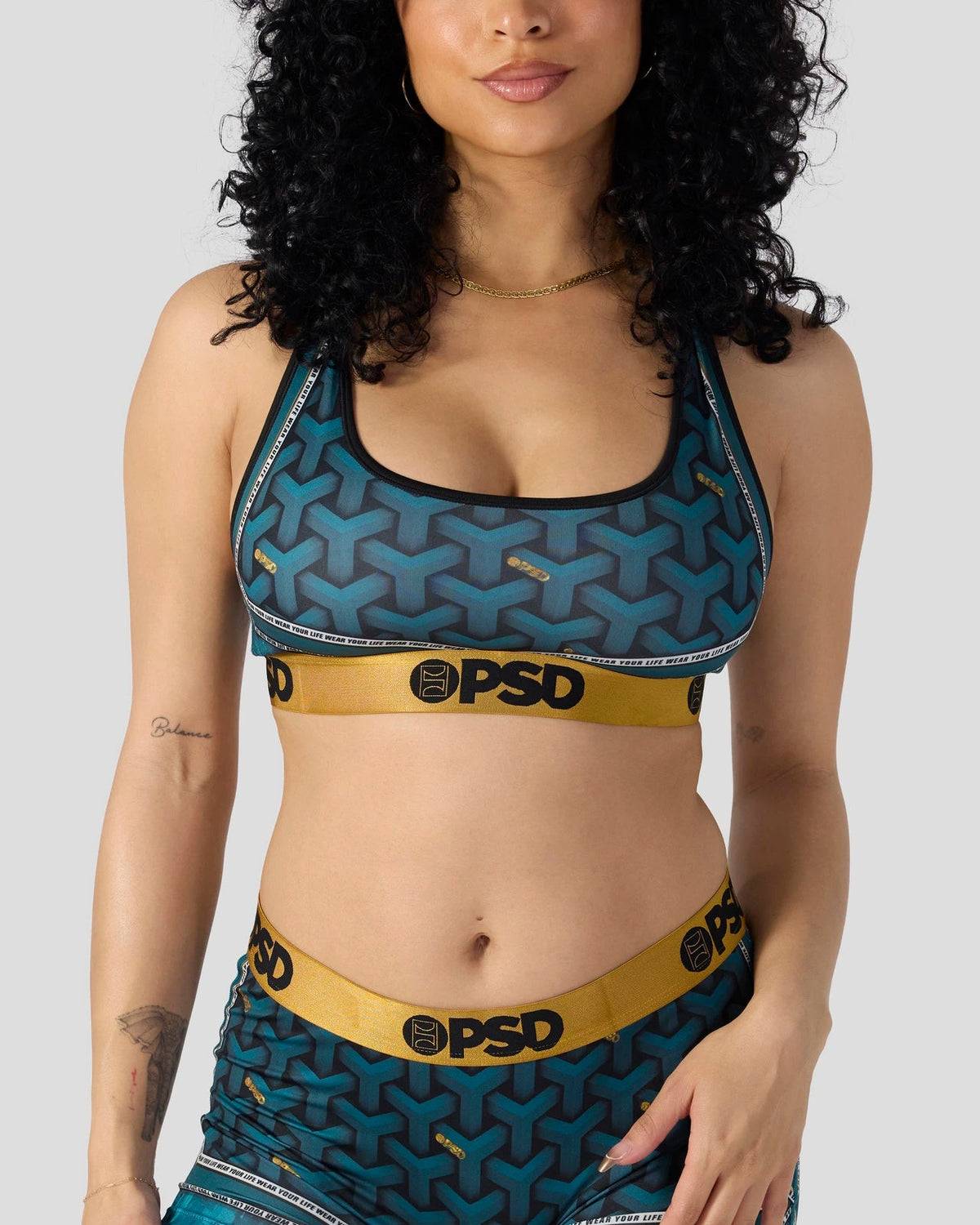 PSD Recommended | Baller Lux Teal - Sports Bra
