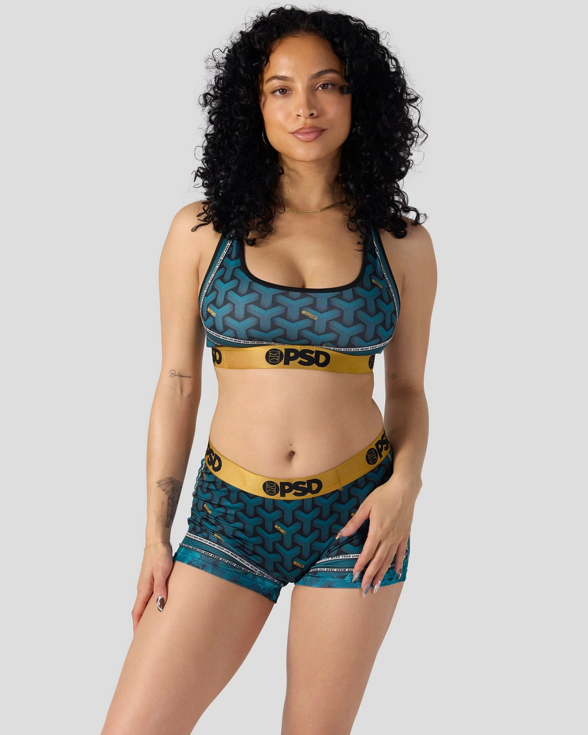 PSD Recommended | Baller Lux Teal - Sports Bra