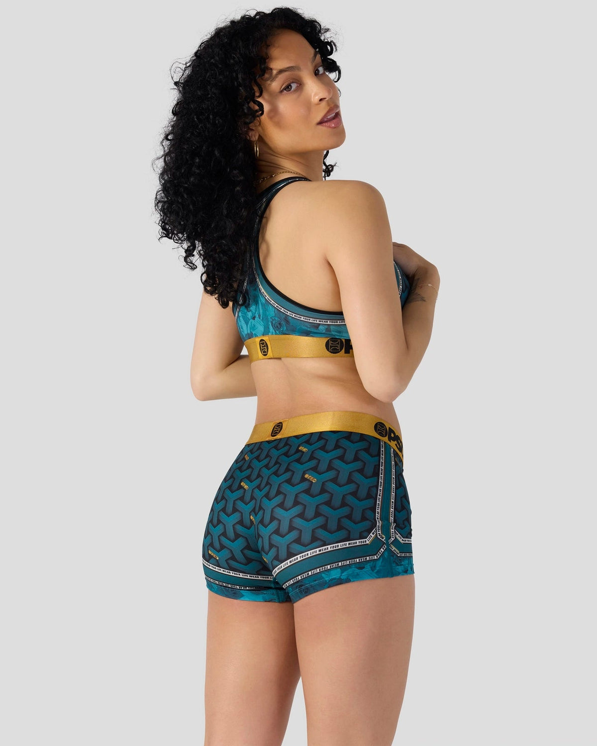PSD Recommended | Baller Lux Teal - Sports Bra