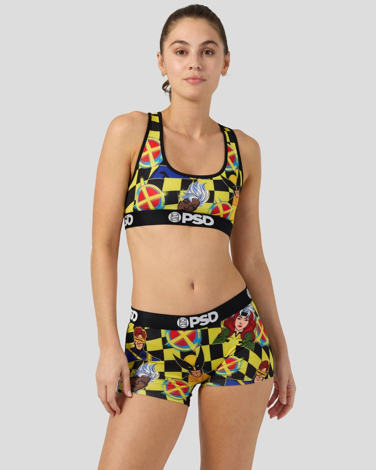 PSD Best Seller | Xmen Checkers Sb Multi - Sports Bra
