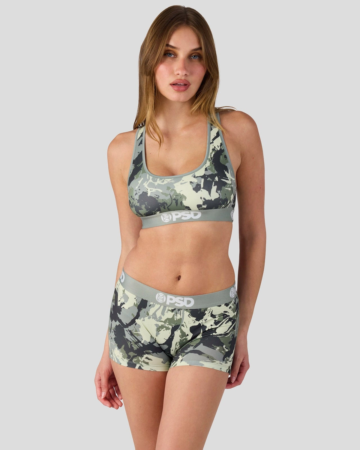 PSD Value | Sage Camo - Sports Bra