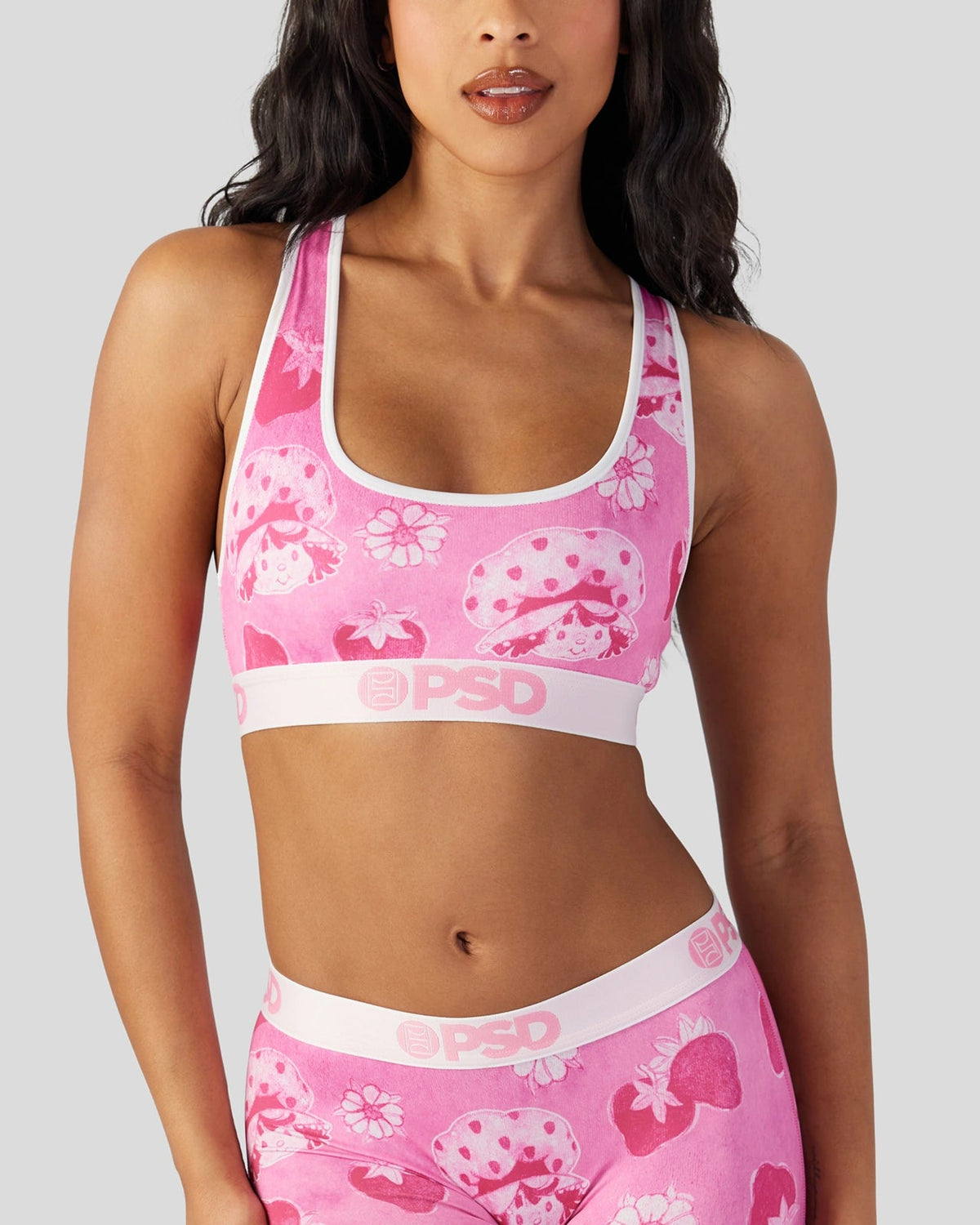 PSD Essential | Strawberry Shortcake - Velour - Sports Bra