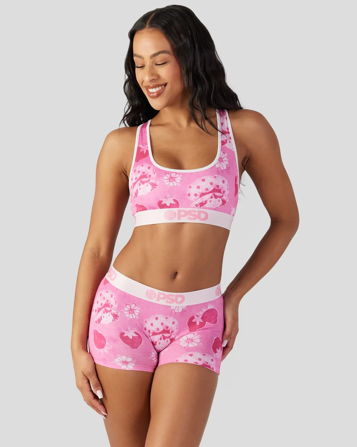 PSD Essential | Strawberry Shortcake - Velour - Sports Bra