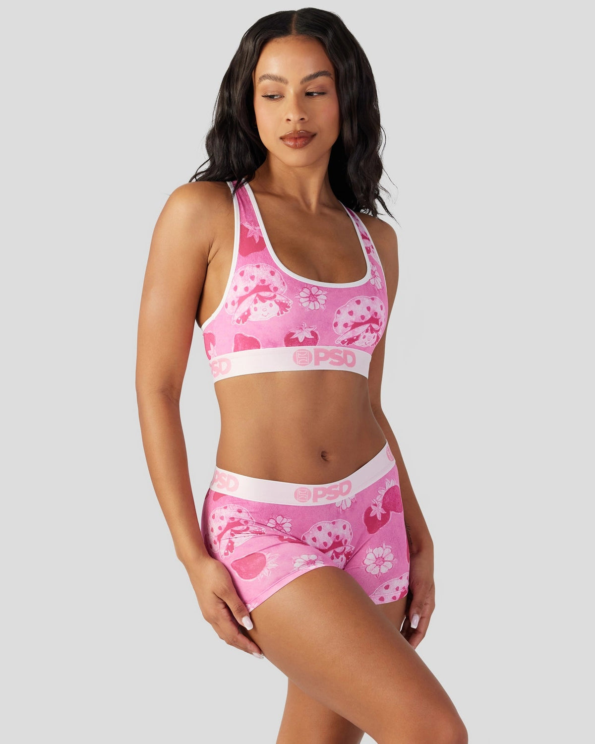 PSD Essential | Strawberry Shortcake - Velour - Sports Bra