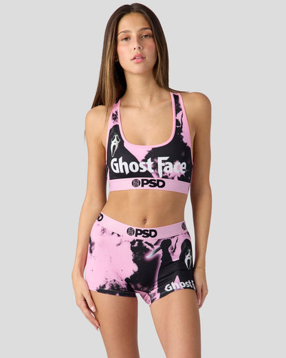 PSD New | Ghost Face - Pink - Sports Bra