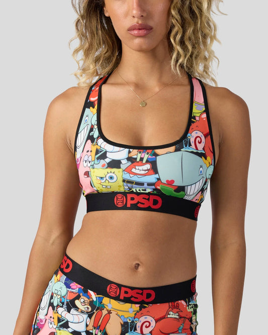 PSD Smart Buy | SpongeBob SquarePants - Squad - Sports Bra