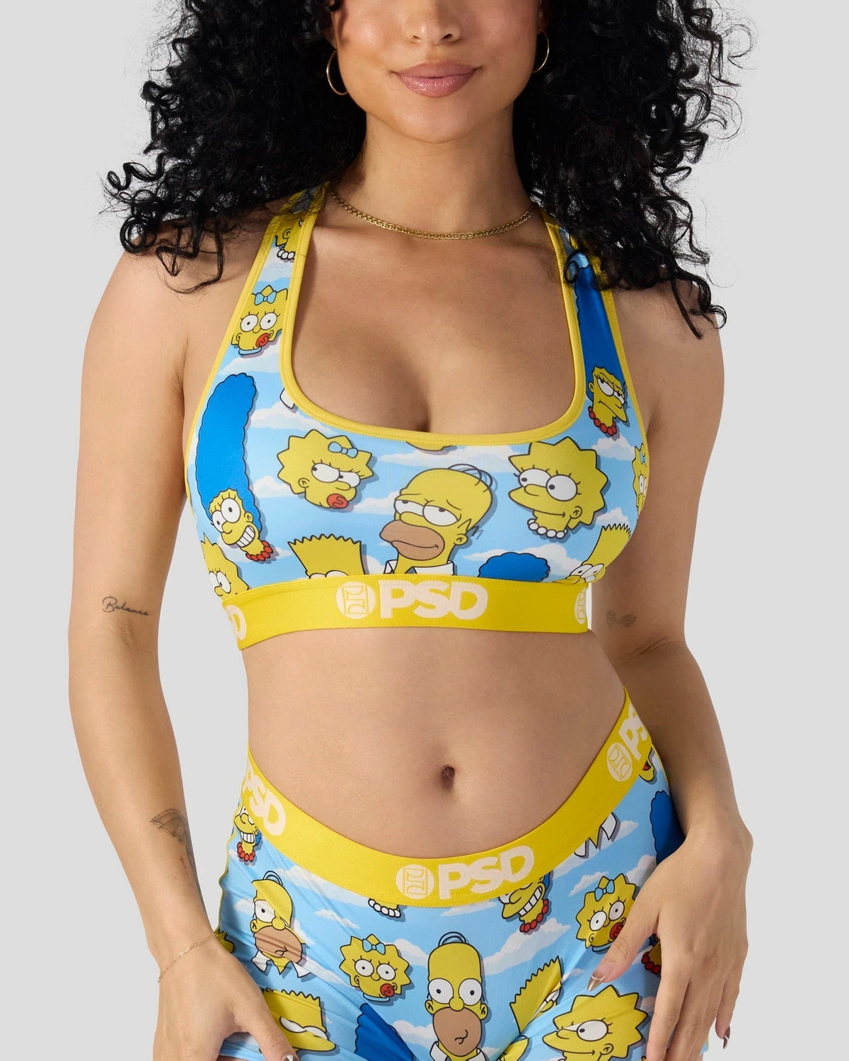 PSD Recommended | The Simpsons - Heads - Sports Bra